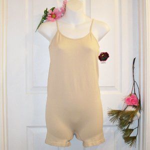 B DELICIOUS Nude Full Body Shaper Sz M NWT